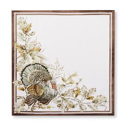 Plymouth Turkey Napkins, Set of 4