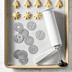 Williams Sonoma x Kuhn Rikon Spritz Cookie Press Decorating Kit