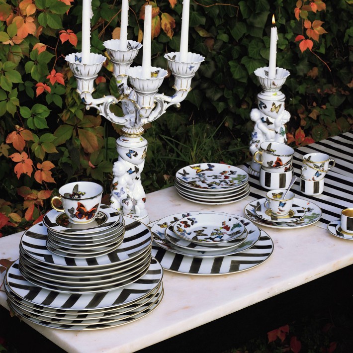 小物 Christian Lacroix Christian Lacroix Sol y Sombra 4-Piece Dinnerware Set | Williams