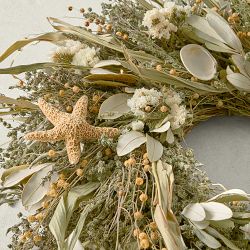 Summer in the Sand Live Wreath, 20"