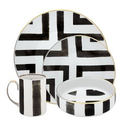 Christian Lacroix Sol y Sombra 4-Piece Dinnerware Set
