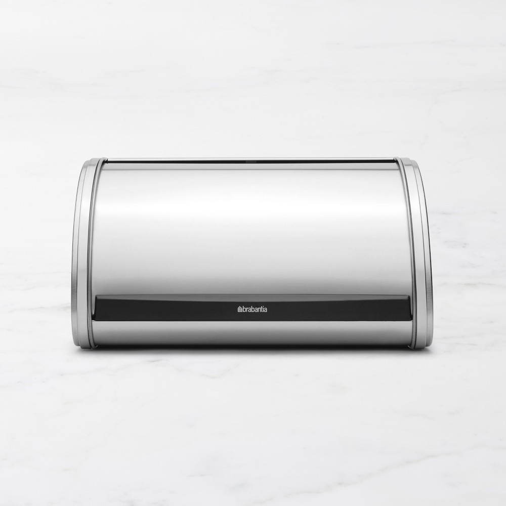 Brabantia Roll Top Bread Box - Medium, Matte Steel