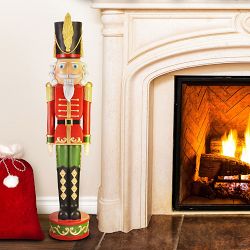 Outdoor Red &amp; Green Nutcracker