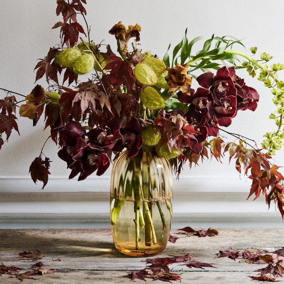 Primula Oval Glass Vase