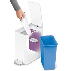 simplehuman&#8482; 5L Slim Step Trash Can