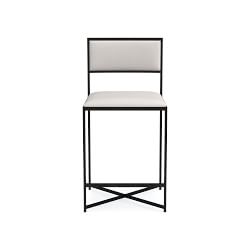 OPEN BOX: Dessau Dining Counter Stool, Oyster Bronze