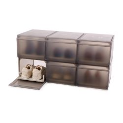 Joseph Joseph ShoeCase 6-piece Gray Shoe Storage Box