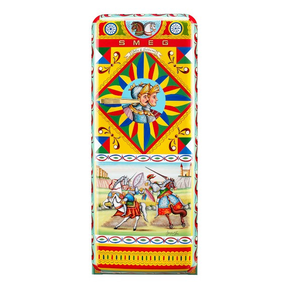 SMEG Jousting Paladins Dolce & Gabbana Refrigerator