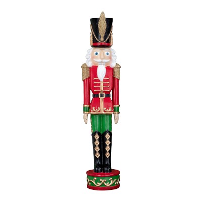 Outdoor Red & Green Nutcracker, 37"