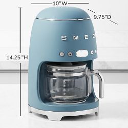 SMEG Drip Coffee Maker, 10-cup