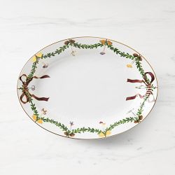 Royal Copenhagen Star Fluted Oval Deep Dish