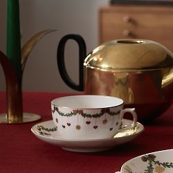 Royal Copenhagen Star Fluted Teacup &amp; Saucer