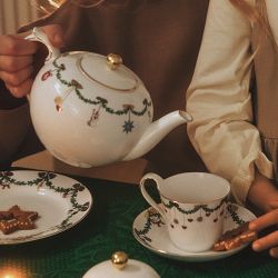 Royal Copenhagen Star Fluted Teapot