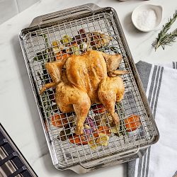 All-Clad Stainless Steel Half Sheet with Cooling Rack