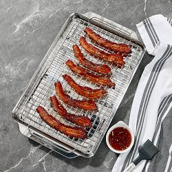 All-Clad Stainless Steel Half Sheet with Cooling Rack