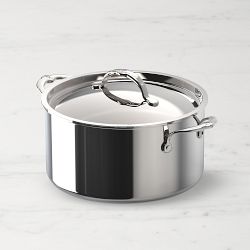 Hestan ProBond Luxe Professional Clad Stainless-Steel Stockpot, 6-Qt.