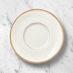 Pickard Signature Tea Saucer, Gold, No Monogram