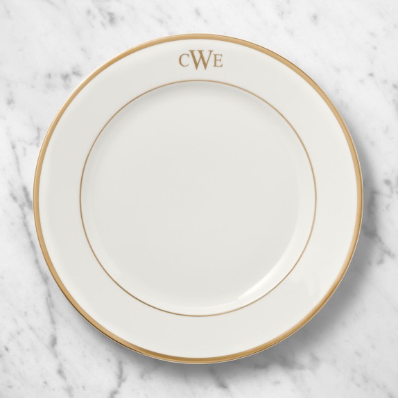 Pickard Signature Dinner Plate (Gold, Pickard Script Monogram)