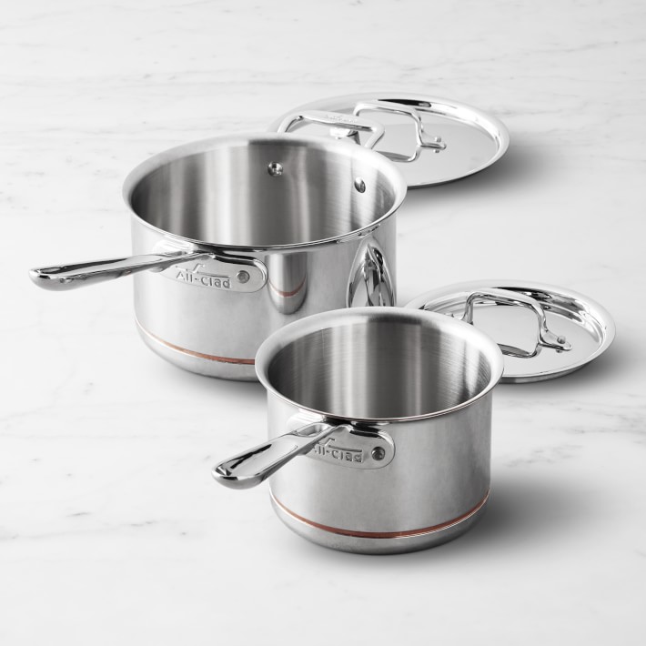All-Clad Copper Core Sauce Pan Set - High Performance | Williams