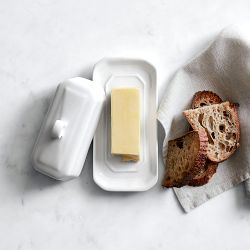 Pillivuyt Porcelain Covered Butter Dish