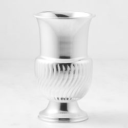 AERIN x Williams Sonoma Home Silver Scalloped Vase