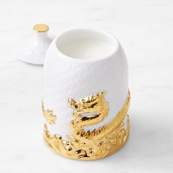 Lunar New Year Golden Dragon Candle