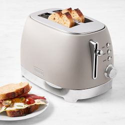 Haden Bristol 2-Slice Toaster, Matte Putty & Chrome