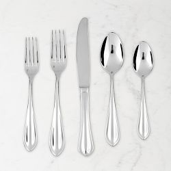 Forge 20-Piece Flatware Set, Silver