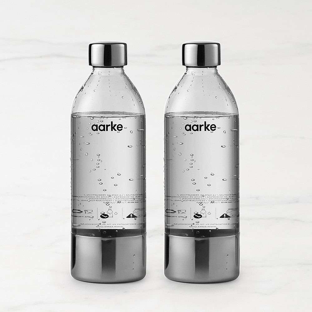 Aarke Reusable Extra Water Bottle - Stainless-Steel, 2-Pack