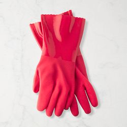 Hold Everything Red Kitchen Gloves, Medium