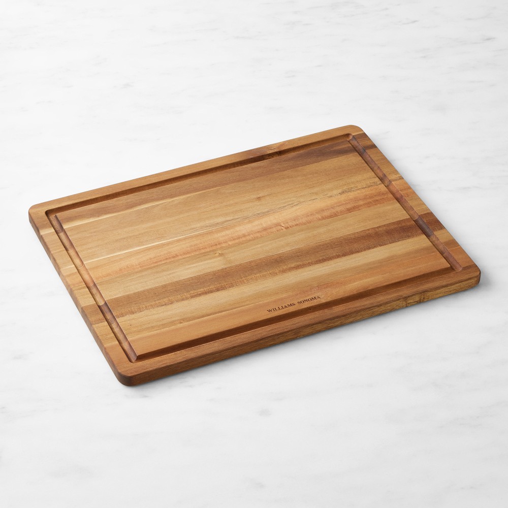 Williams Sonoma Edge-Grain Cutting & Carving Board, Acacia 20" x 15"