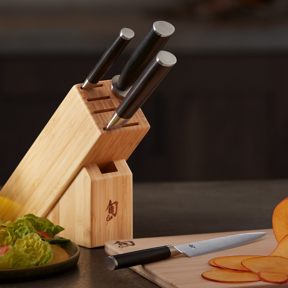Shun Classic Starter Knife Block, Set of 5 - Set of 5