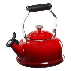 Le Creuset Classic Whistling Tea Kettle, Red