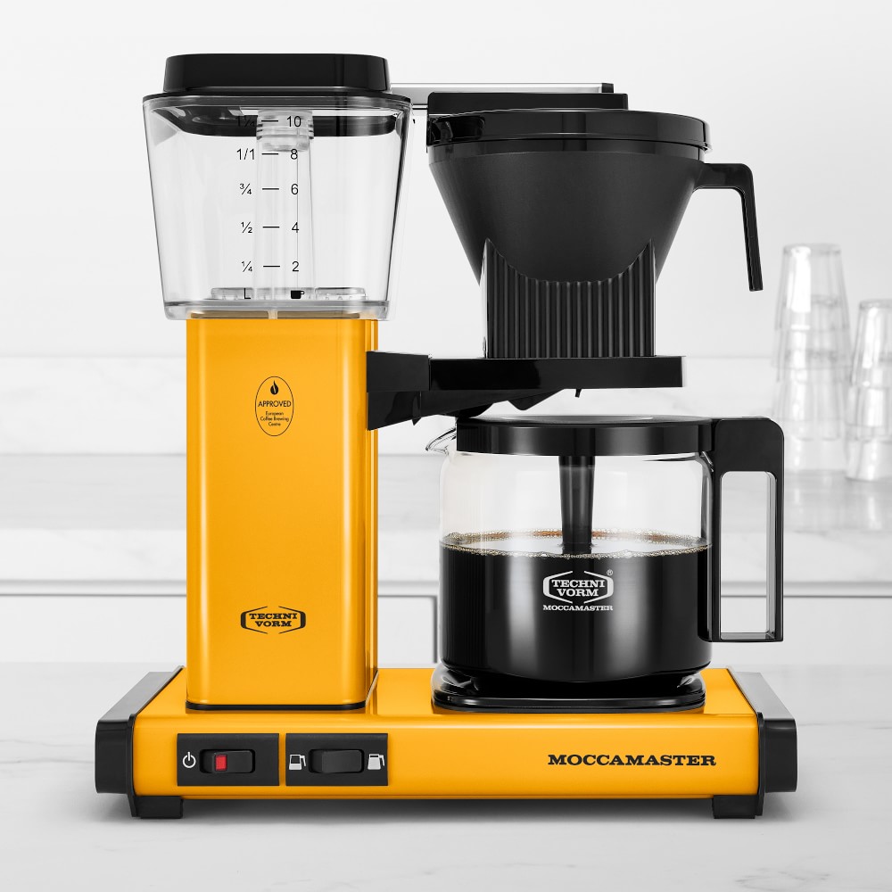 Moccamaster by Technivorm KBGV Select Coffee Maker, 10-cup, Yellow Pepper