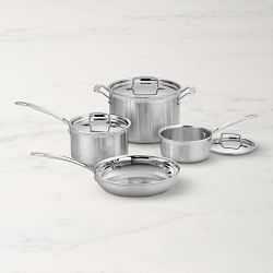 Cuisinart MultiClad Pro Tri-Ply Stainless-Steel 7-Piece Cookware Set