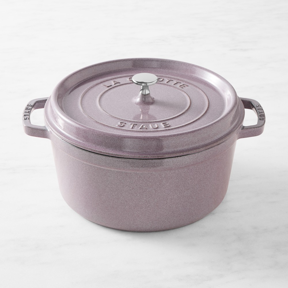Staub Enameled Cast Iron Round Dutch Oven in Lilac