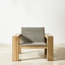 Larnaca Outdoor Teak x All-Weather-Weave Club Chair
