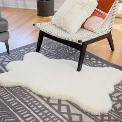 Faux Sheepskin Chair Cover