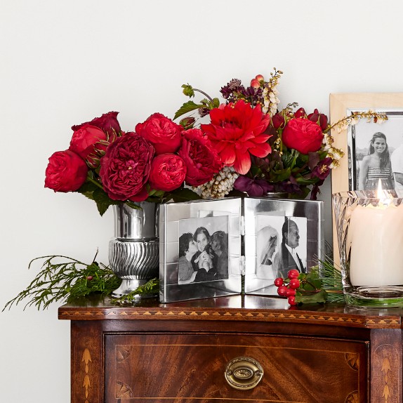 AERIN x Williams Sonoma Home Silver Scalloped Vase