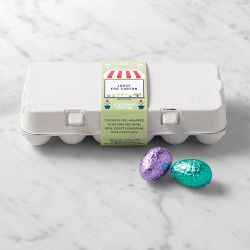 Williams Sonoma Egg Chocolates in Large Carton