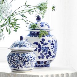 Chrysanthemum Ginger Jar