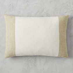 Contrast Edge Reversible Pillow Cover
