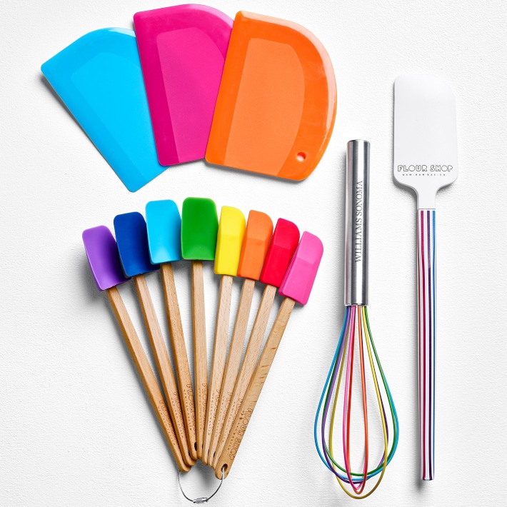Customer Reviews For 2Pcs Small Spatula Brownie Turner Mini Silicone Serving Spatulas Set Thin Egg Flipper Heat Resistant Omelette Pancake Turner Rubber ​Nonstick Cookware ,Silicone Non Stick Flexible Utensils
