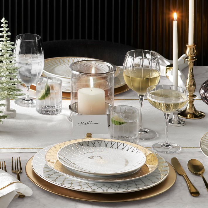 Regency Gold Chargers | Williams Sonoma