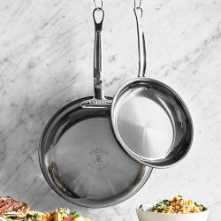 Hestan NanoBond&#174; Titanium Stainless-Steel Skillet Fry Pan, Set of 2