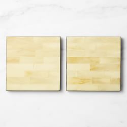 Horn and Bone Leaning Mirror