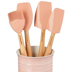 Le Creuset Silicone Utensils with Utensil Holder, Set of 5