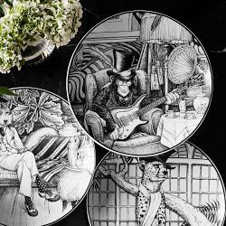 Rory Dobner x Williams Sonoma Ink House Mixed Salad Plates