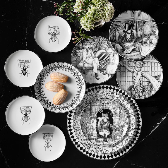 Rory Dobner Ink House Appetizer Plates Set | Williams Sonoma