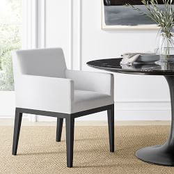 Wilson Upholstered Track Dining Armchair